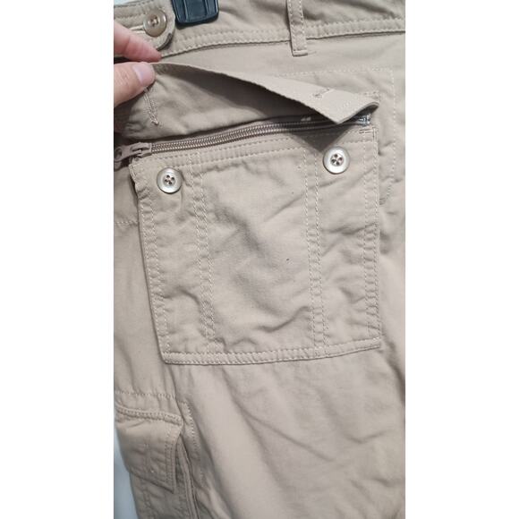 Clothing Arts pic pocket proof pants Travelercargo zip snap survival Mens 34x30 - Picture 6 of 11